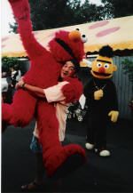 Jeff with Elmo and Ernie 